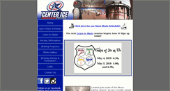 Desktop Screenshot of centericesports.net